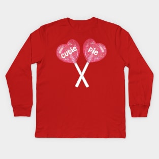 Cutie Pie Lollipops Kids Long Sleeve T-Shirt